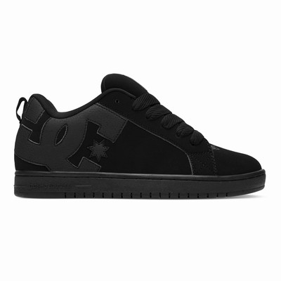 DC Court Graffik Men's Black Sneakers Australia Online ONI-240